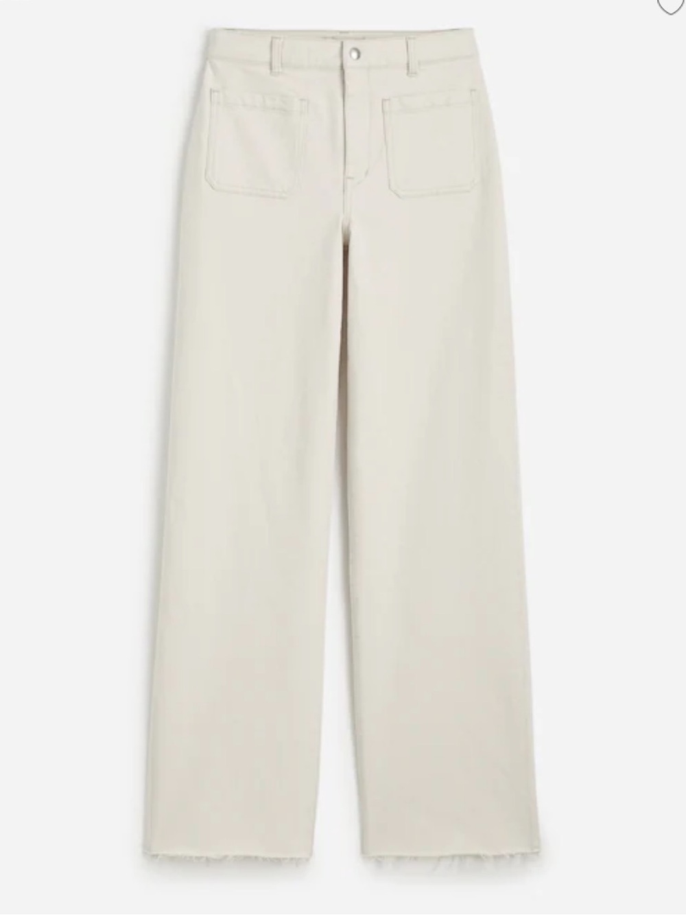 Madewell The Emmett Wide-Leg Full Length Jean: Patch Pocket Edition Size 24